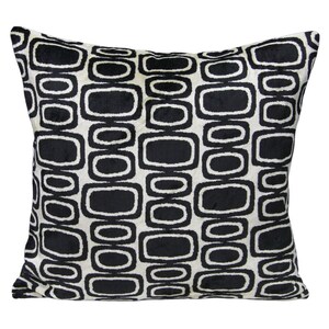 Black & White Silk Velvet Pillow Cover | Soft, Elegant, And Modern | Adds Timeless Style To Any Room | Perfect For Contemporary Interiors.