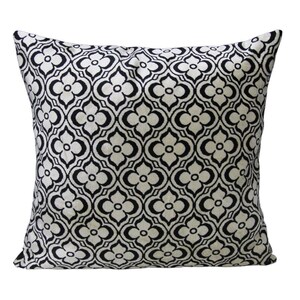 Black & White Silk Velvet Pillow Cover | Soft, Elegant, And Modern | Adds Timeless Style To Any Room | Ideal For Contemporary Decor.