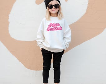 Future President Sweatshirt Kids, Future President Sweatshirt for Girls, Girl Power Sweatshirt, Feminist Sweatshirt, Future voter sweatshirt