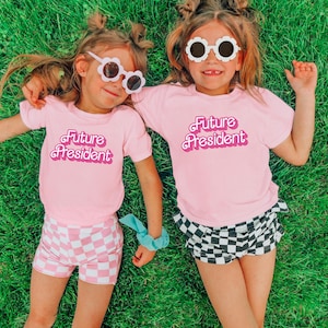 Future President Tshirt Kids, Future President Shirt for Girls, Girl Power Tshirt, Feminist Kids Tshirt, Future Voter Tshirt