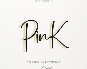 PINK Script Font, elegant Font with Tails, beautiful Font, Wedding Font, Cursive Font,birthday Font for Cricut, SVG Script Font