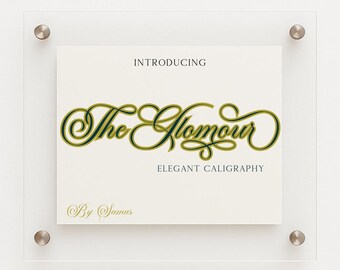 Luxury Handwritten Font | Modern Script for Invitations, Branding, Logos and Stationery | Elegant Font Download for DIY Projects & Designers