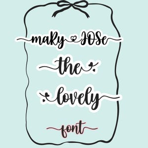 Schöne Hochzeitsschriftart | Romantische und anspruchsvolle Schriftart für Einladungen, Karten, Schreibschrift und besondere Projekte, Hochzeitsbogen und Geburtstag