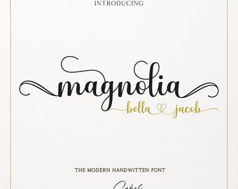 Calligraphy Font, SVG, Digital Font, Commercial Use, Handwritten, Feminine, Cricut Font, Script, Wedding, Font With Heart, Procreate, Canva,