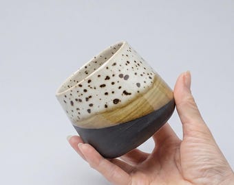 Slipcasting plaster mold for ceramic form Gipsform for Handleless mug cup CR 026