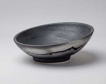 Slipcasting Plaster Mold form Gipsform Slanted Bowl  Medium Size, Fruit & Nut Dish (NG 006)
