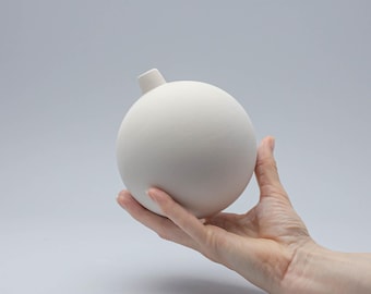 Slipcasting plaster mold form for Christmas Ball Ornament Xmas Decor CB 012