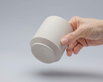 Slipcasting plaster mold for ceramic form Gipsform medium size mug, cup NG 049
