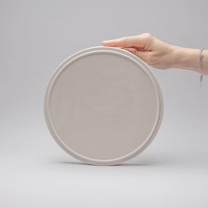 Slip Casting Plaster Mold for Ceramic Dinner Plates Set of 2 Stackable Pottery Plate-V-050 image 16