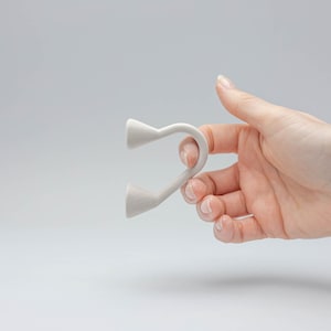 Slipcasting plaster mold form for ceramic Gipsform Small Cup-Mug Handle H043