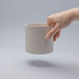 Slipcasting mold Mug plaster mold for planter Handleless Cup mug bowl Mold for Slip Casting, Casting Mold, Ceramic Mold EA NG 001