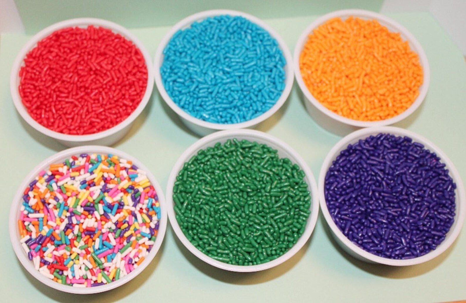 Sprinkles Sprinkles 3 ozcontainer Orange Blue Etsy