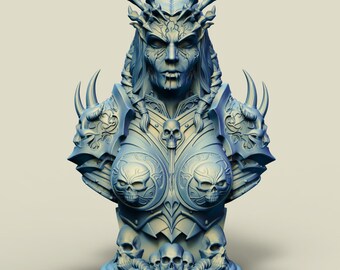 Halloween-special Haunted Horned Witch Dice Tower: 3D-printer STL-bestand