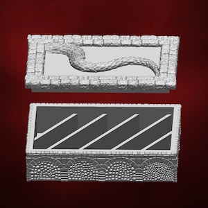 Guardian Dragon - Fantasy Dice Case 3D Printable STL File