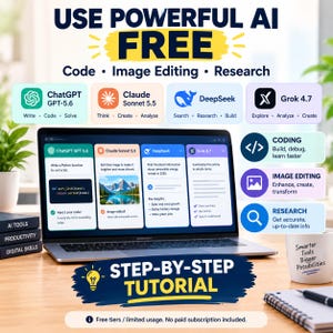 Gebruik alle betaalde AI-tools en -modellen gratis met deze tutorial: ChatGPT, Claude, Gemini, DeepSeek, Grok en nog veel meer.