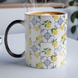 Foxtrot Delta Tango Coffee Cup Social Justice, Heat Sensitive Color Changing Secret Message Mug for Liberals, Subtle Political Lemons Mug
