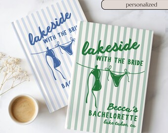 Lakeside with the Bride Letters to the Bride Book Advice for the Bride Lake Bachelorette Keepsake Lake Bridal Party Gift from Bridesmaid