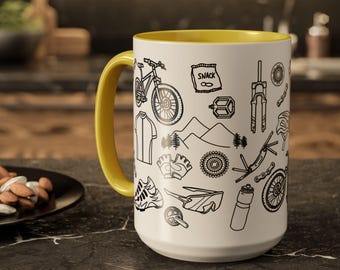 Mountain Bike Gift, Bicycling Mug, I'd Rather Be Mountain Biking Gifts for Men, Cyclist Gifts, Bicycle Gift for Biker Birthday Gift Outdoors