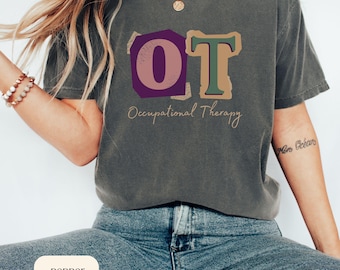 Occupational Therapy Shirts, OT Shirt, Play All Day, Neurodiversity ADHD Autism Tee, Therapist Gift, Special Education, Back to School Teach