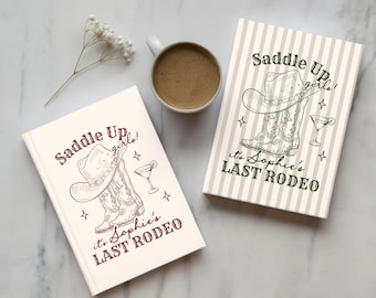 Last Rodeo Letters to the Bride Book Western Bridal Shower Gift Personalized Bride to Be Gift Bachelorette Book Cowgirl Bachelorette Journal