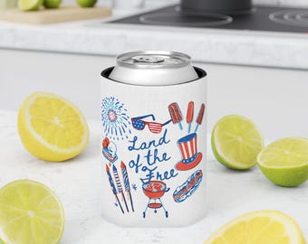 USA Can Cooler 4th of July Party Favors 250th Anniversary America Party Decor July 4th Decor Party Drinks American Independence Day Gifts