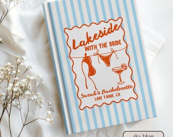 Lakeside with the Bride Love on the Lake Bachelorette Letters to the Bride Book Advice for the Bride Journal Bridal Shower Ideas Guest Book