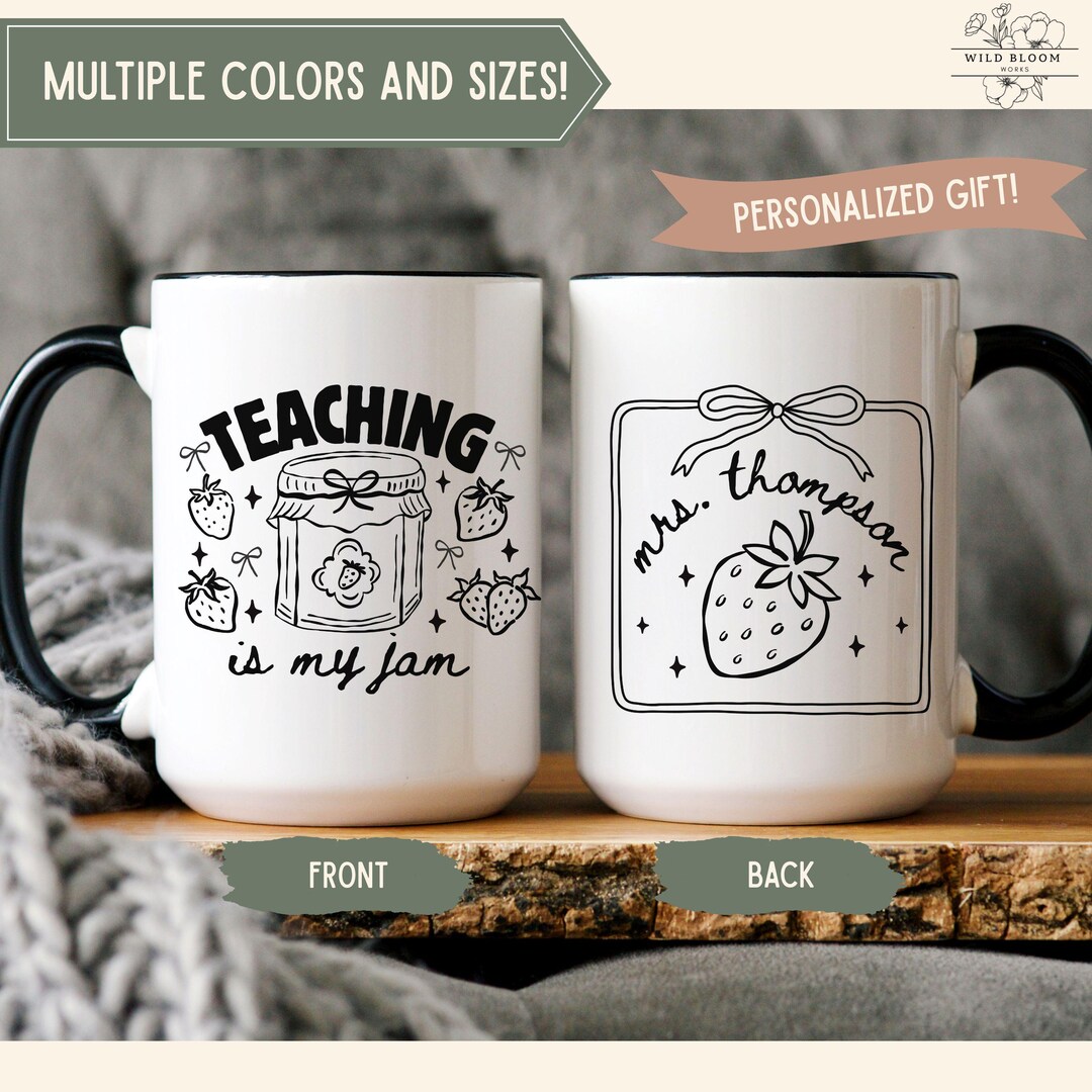 Personalized Teacher Appreciation Mug Thank You Gift for Teachers, New ...