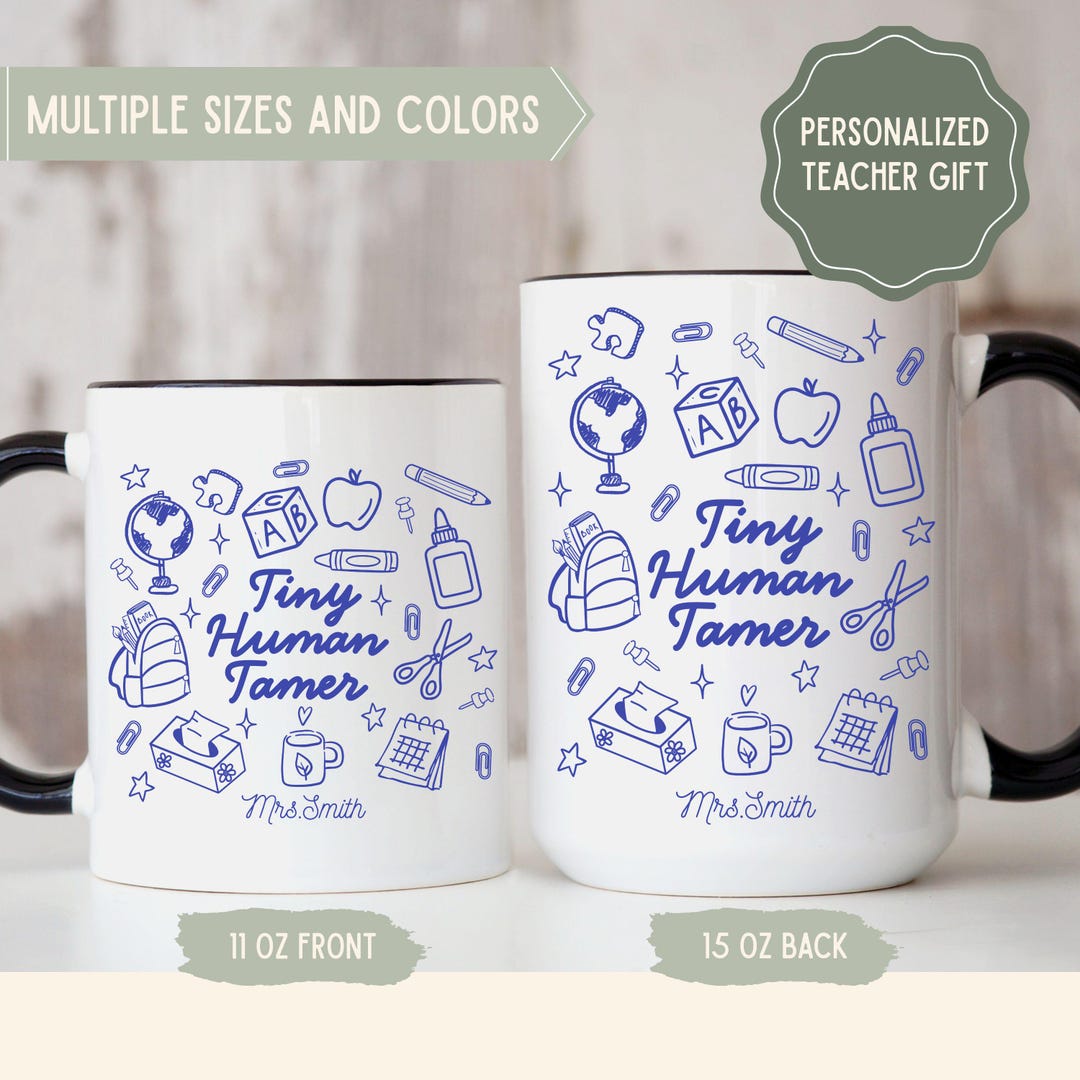 Personalized Teacher Appreciation Mug Thank You Gift for Teachers, New ...