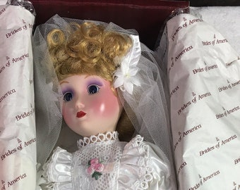 NIB Julia Bride Doll Victorian Brides of America NEW in Box Shipping Included