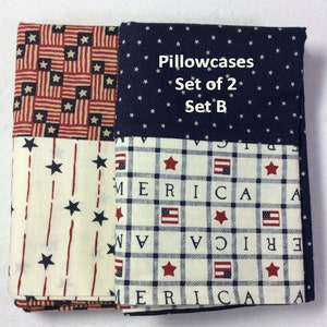 Pillowcase PAIR Patriotic Standard Bed Pillow Size Cotton Pillow Case for everynight, Sleepovers, Travel Kids Teenager Sleepovers Ship Inclu image 3