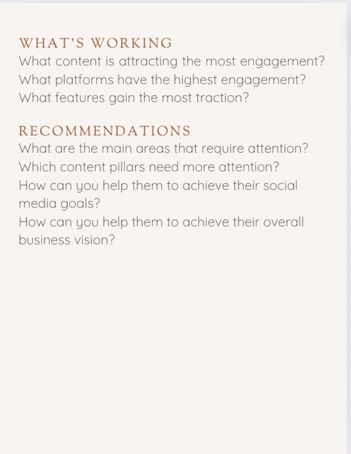 Social Media Marketing Audit Template Etsy Social Media Marketing Audit Template Etsy