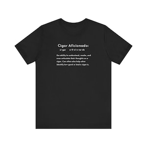 Cigar Aficionado Unisex Jersey Short Sleeve Tee