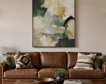 Green Abstract Print