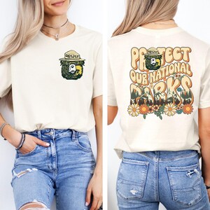 Protect our National Parks 2 Sides Shirt, Environmental Activism Tee, National Park Shirt, Protect Our National Parks Shirt, Resist Bear Tee
