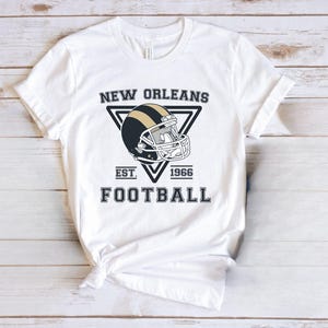 New Orleans Saints Football Shirt Saints Football Crewneck Retro Saints Shirt Gift for New Orleans Saints Football Fan Gift Game Day