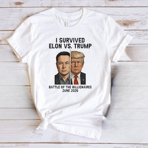 Trump Vs Elon T-Shirt, Elon Shirts, Trump Shirts, Billion Dollar Fight, Funny T-Shirts, Anti Elon Musk Shirt, F Elon T-Shirt, Anti Trump Tee