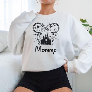 Disney Minnie Mickey Sweatshirt, Disney Family Vacation Sweater, Custom Disney Sweatshirts, Personalized Disney Matching Couple Trip Hoodies