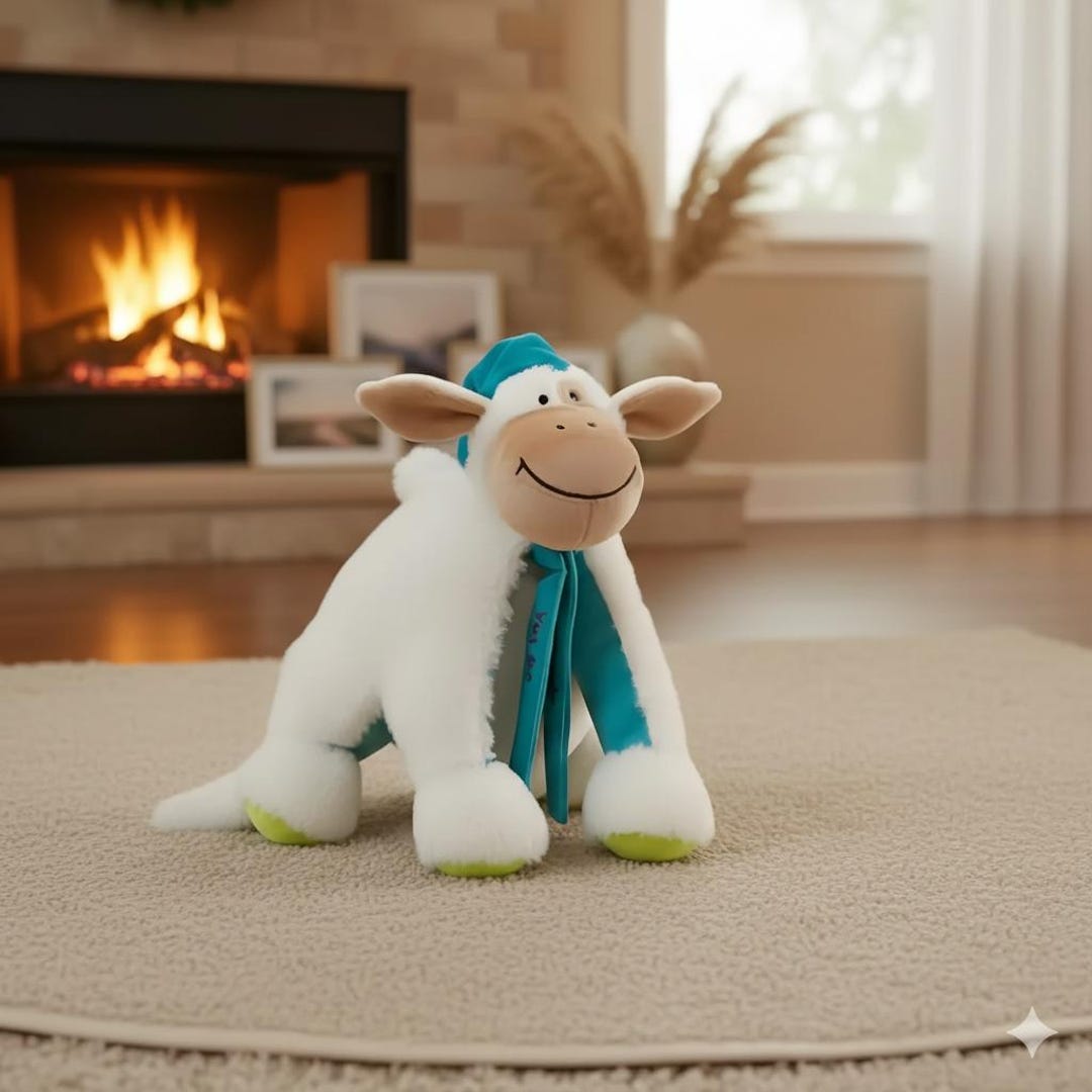 Plush Lamb Toy With Storybook – Soft Keepsake Gift - Etsy