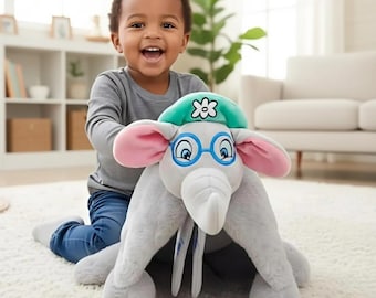 Ella the Elephant Plush Toy with Book: Christian Montessori Gift