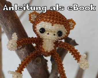 Monkey (Big Head Doll Beaded Animal) - Instructions as eBook