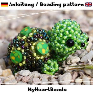 Turtle - Instructions as an eBook (Beaded Animals) German/English