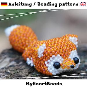 Big Head Fox "Vincent" - Instructions as an e-book (Beaded Animals) German/English