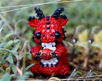 Protective Dragons - Instructions as an eBook (Beaded Animals) German/English