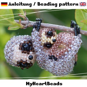 Luiaard - Instructies als e-book (Kralen dieren) Duits/Engels