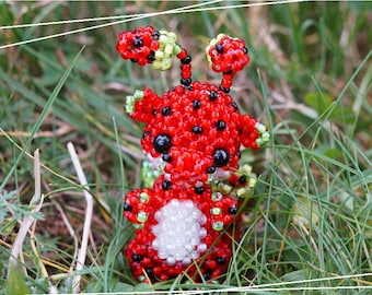 Strawberry Dragons - Instructions as an eBook (Beaded Animals) German/English
