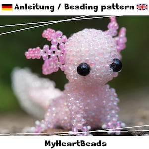 Ajolote - Instrucciones en formato eBook (Animales Perlados) Alemán/Inglés