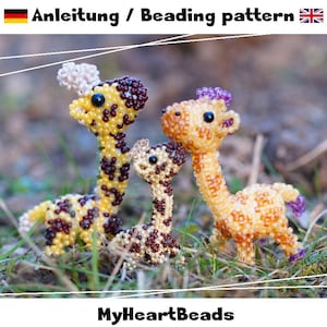 Giraffe "Trudi" - Instructions as an eBook (Beaded Animals) German/English