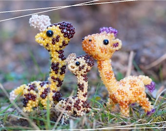 Giraffe "Trudi" - Instructions as an eBook (Beaded Animals) German/English
