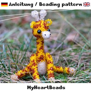 Giraffe "Gitti" - Anleitung als eBook (Perlentiere) deutsch/englisch