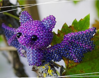 Bat - Instructions as an e-book (Beaded Animals) German/English